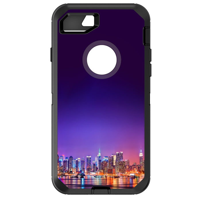 DistinctInk™ OtterBox Defender Series Case for Apple iPhone / Samsung Galaxy / Google Pixel - New York Skyline Night