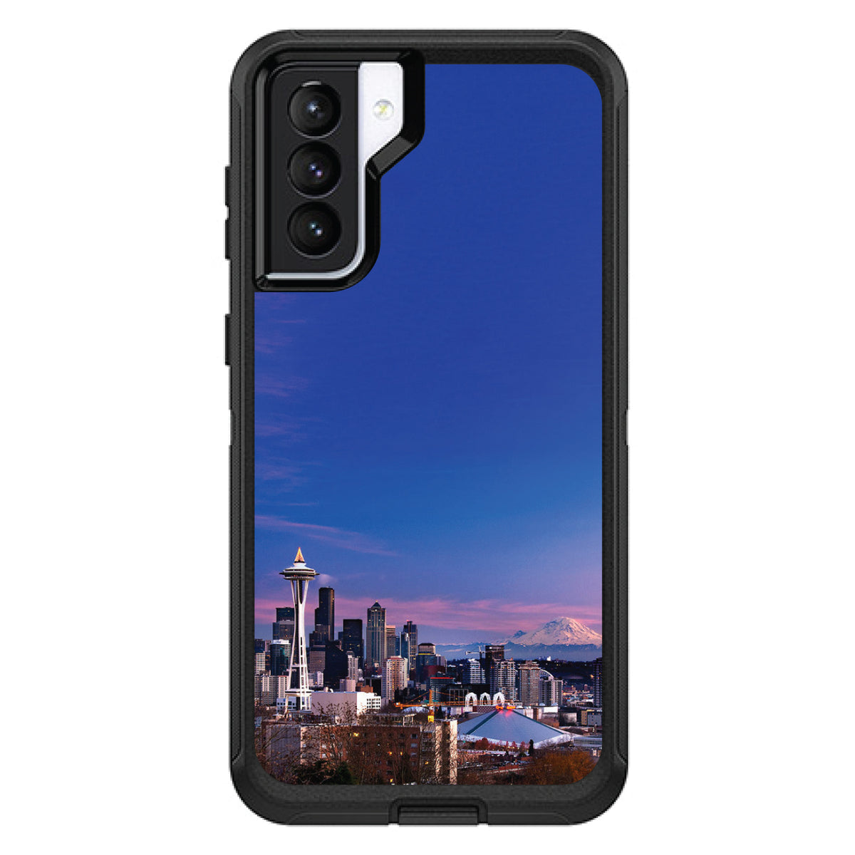 Seattle Skyline Night OtterBox Defender Case for iPhone & Galaxy, view 5