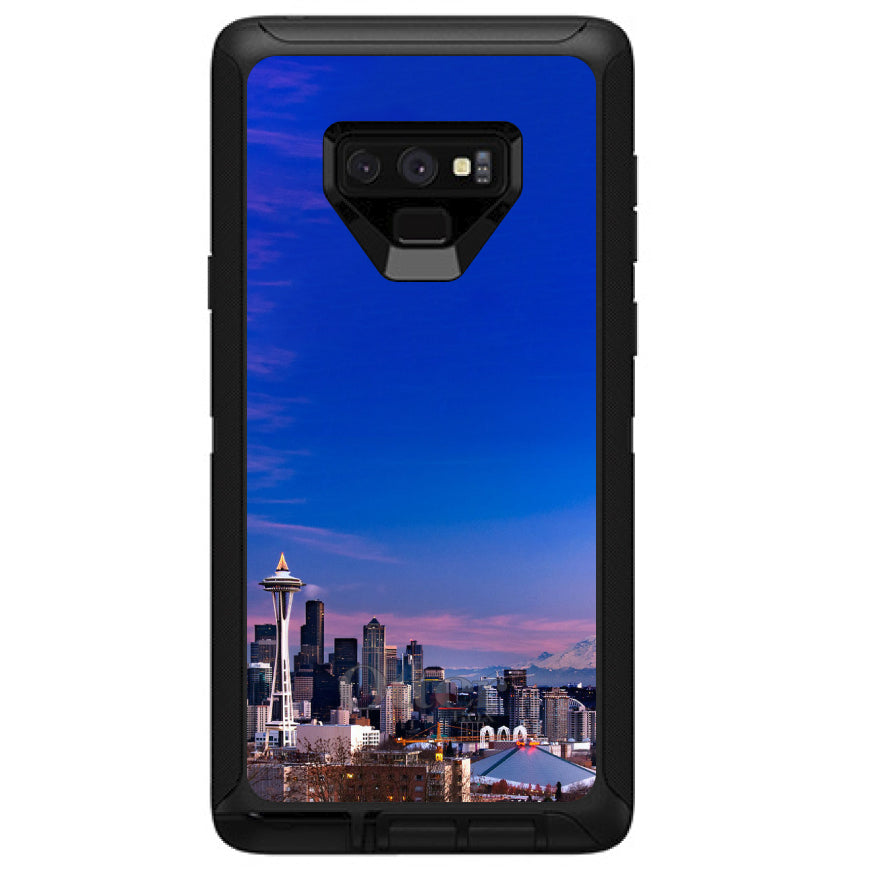 Seattle Skyline Night OtterBox Defender Case for iPhone & Galaxy, view 16