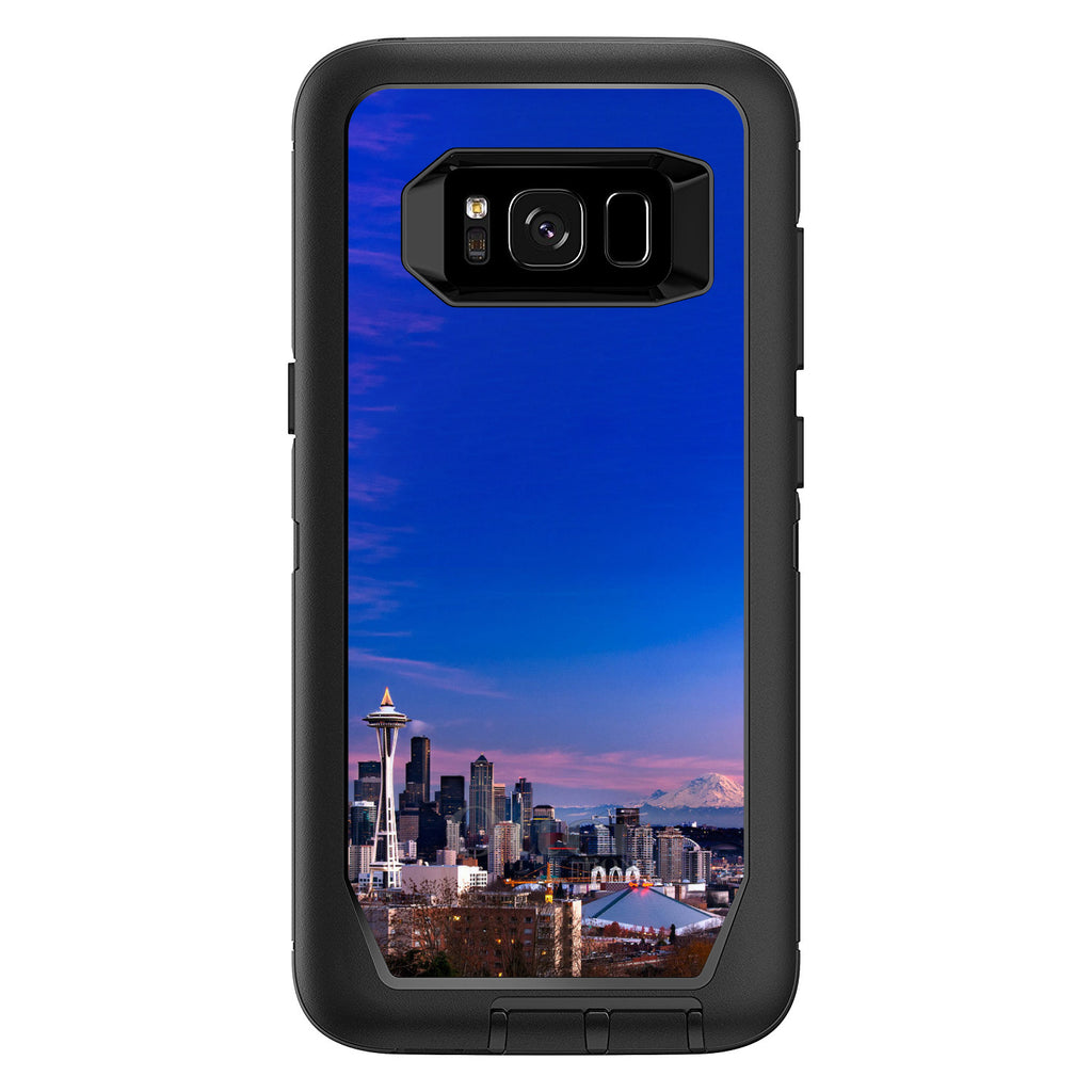 Seattle Skyline Night OtterBox Defender Case for iPhone & Galaxy, view 12