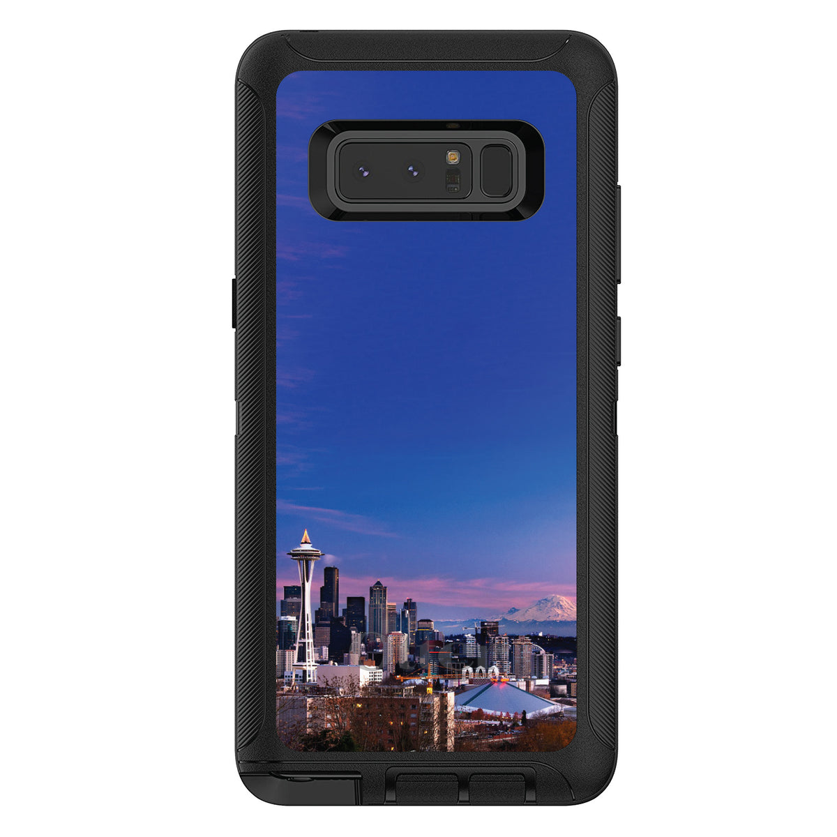 Seattle Skyline Night OtterBox Defender Case for iPhone & Galaxy, view 17