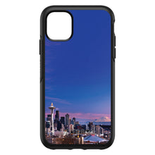 DistinctInk™ OtterBox Symmetry Series Case for Apple iPhone / Samsung Galaxy / Google Pixel - Seattle Skyline Night