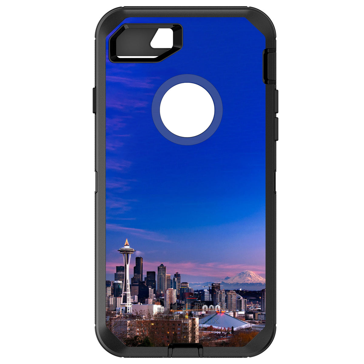 Seattle Skyline Night OtterBox Defender Case for iPhone & Galaxy