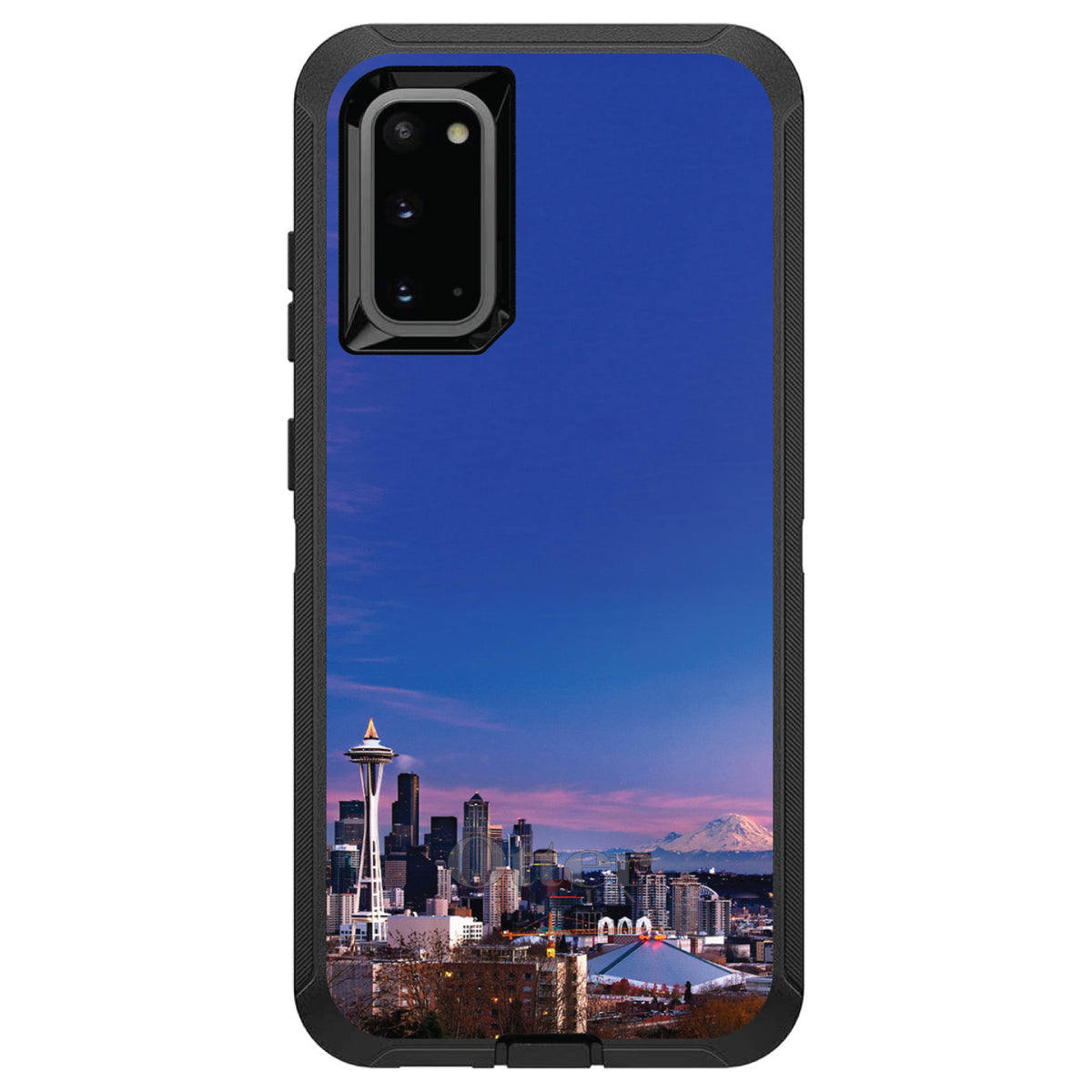 Seattle Skyline Night OtterBox Defender Case for iPhone & Galaxy, view 8
