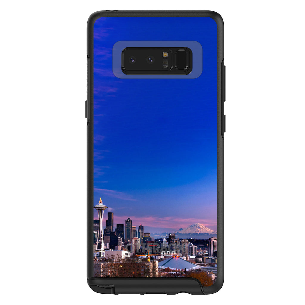 Seattle Skyline Night OtterBox Symmetry Case for iPhone & Galaxy, view 14