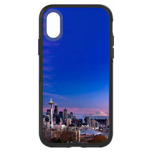 DistinctInk™ OtterBox Symmetry Series Case for Apple iPhone / Samsung Galaxy / Google Pixel - Seattle Skyline Night