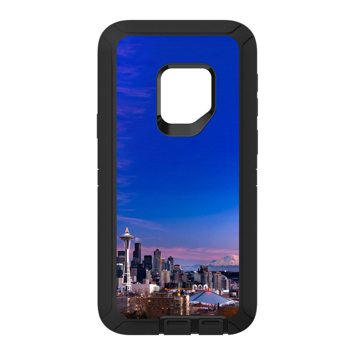 Seattle Skyline Night OtterBox Defender Case for iPhone & Galaxy, view 11