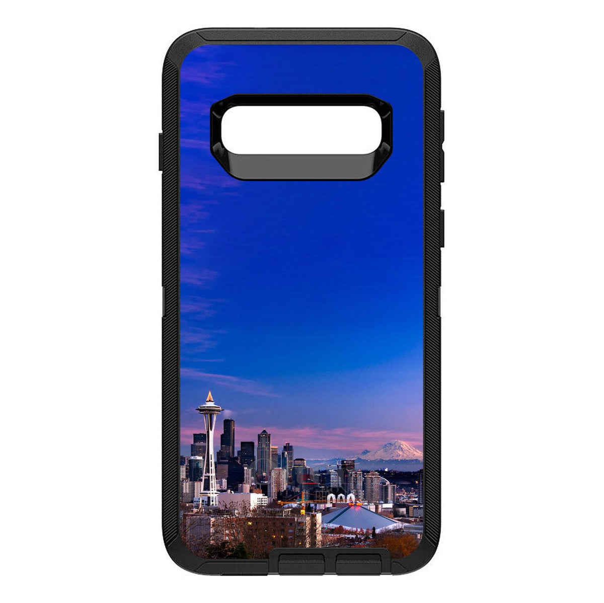 Seattle Skyline Night OtterBox Defender Case for iPhone & Galaxy, view 9