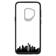 DistinctInk™ OtterBox Symmetry Series Case for Apple iPhone / Samsung Galaxy / Google Pixel - Seattle Skyline Silhouette