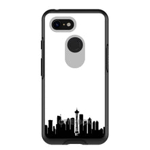 DistinctInk™ OtterBox Symmetry Series Case for Apple iPhone / Samsung Galaxy / Google Pixel - Seattle Skyline Silhouette