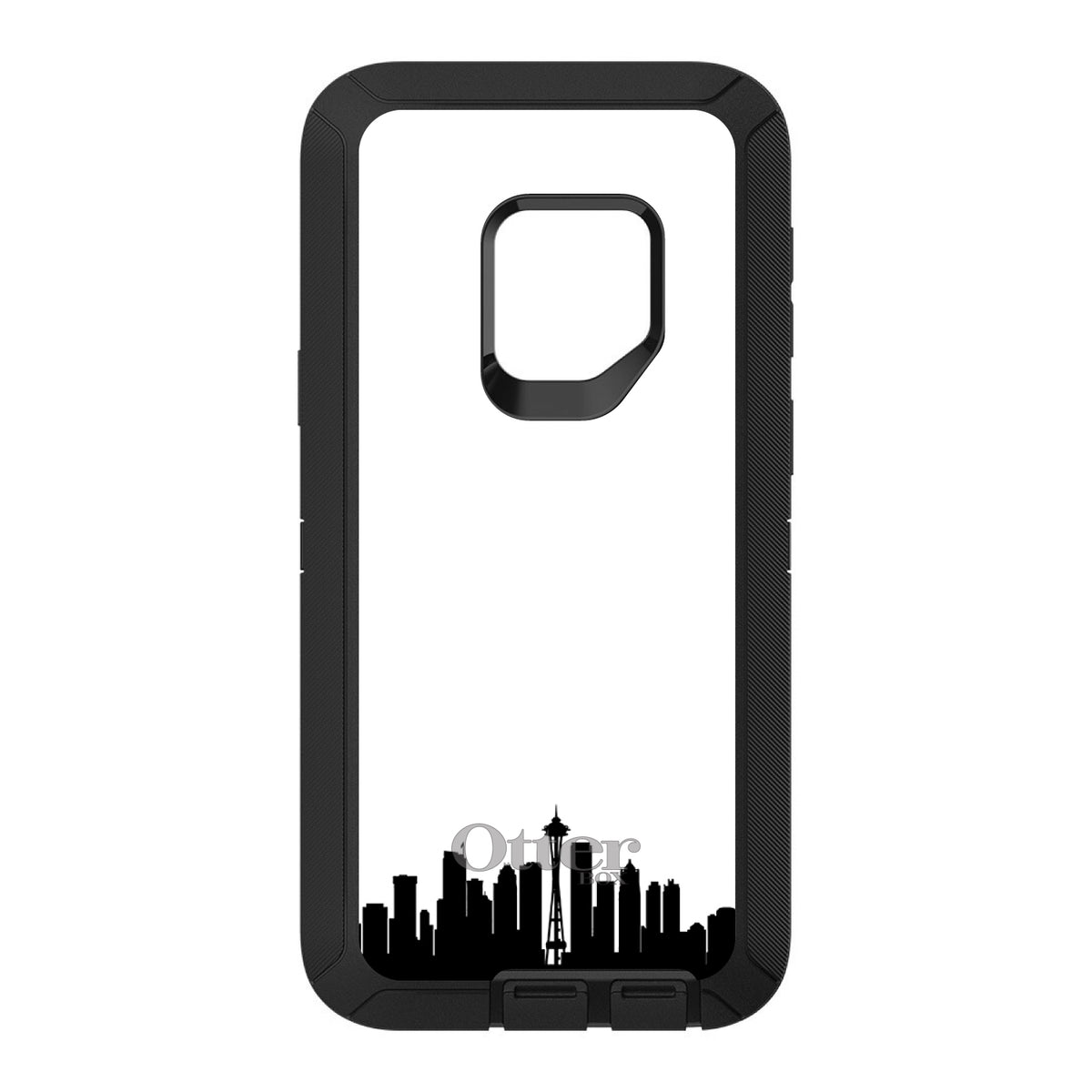 Seattle Skyline Silhouette OtterBox Defender Case for iPhone & Galaxy, view 11