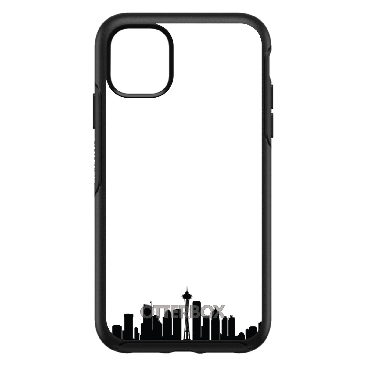 Seattle Skyline Silhouette OtterBox Symmetry Case for iPhone & Galaxy, view 3