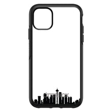 DistinctInk™ OtterBox Symmetry Series Case for Apple iPhone / Samsung Galaxy / Google Pixel - Seattle Skyline Silhouette