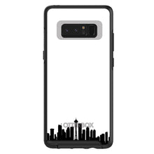 DistinctInk™ OtterBox Symmetry Series Case for Apple iPhone / Samsung Galaxy / Google Pixel - Seattle Skyline Silhouette