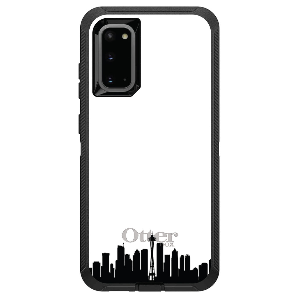 Seattle Skyline Silhouette OtterBox Defender Case for iPhone & Galaxy, view 8