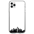 Seattle Skyline Silhouette Clear Shockproof iPhone Case