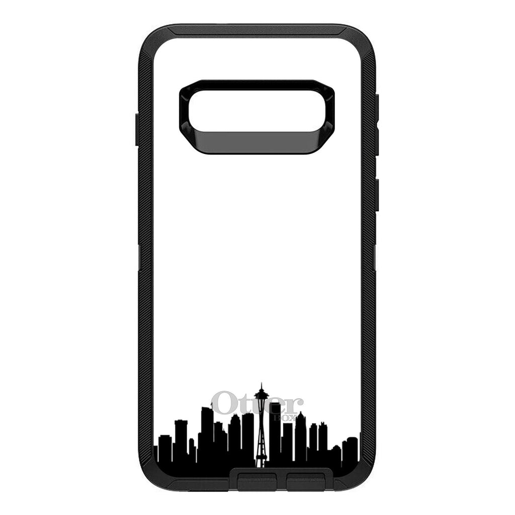 Seattle Skyline Silhouette OtterBox Defender Case for iPhone & Galaxy, view 9