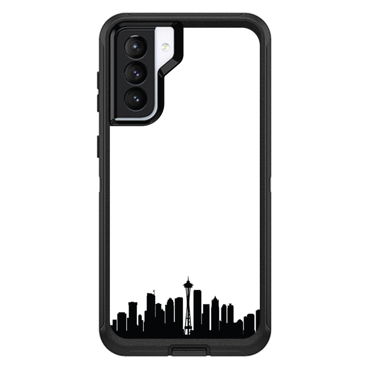 Seattle Skyline Silhouette OtterBox Defender Case for iPhone & Galaxy, view 6