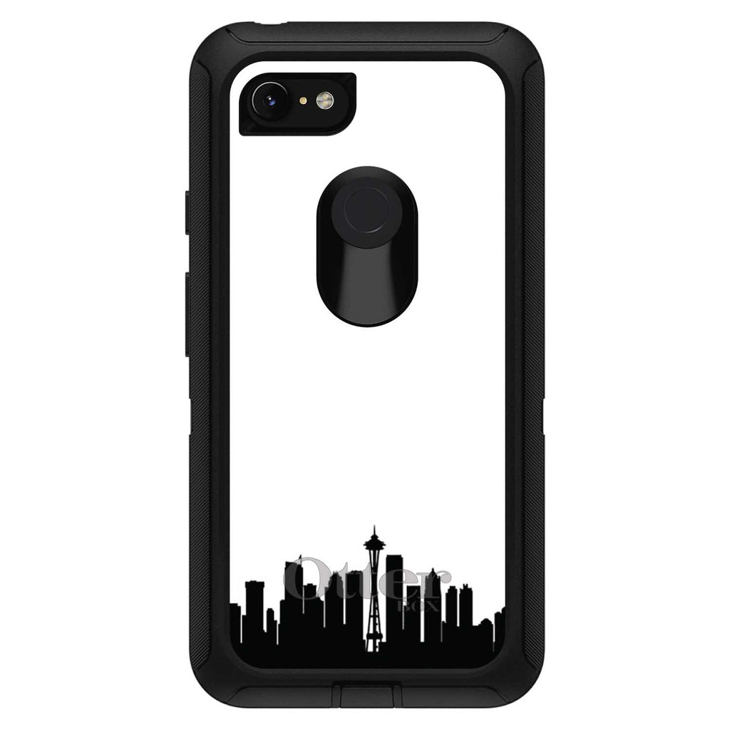 Seattle Skyline Silhouette OtterBox Defender Case for iPhone & Galaxy, view 18