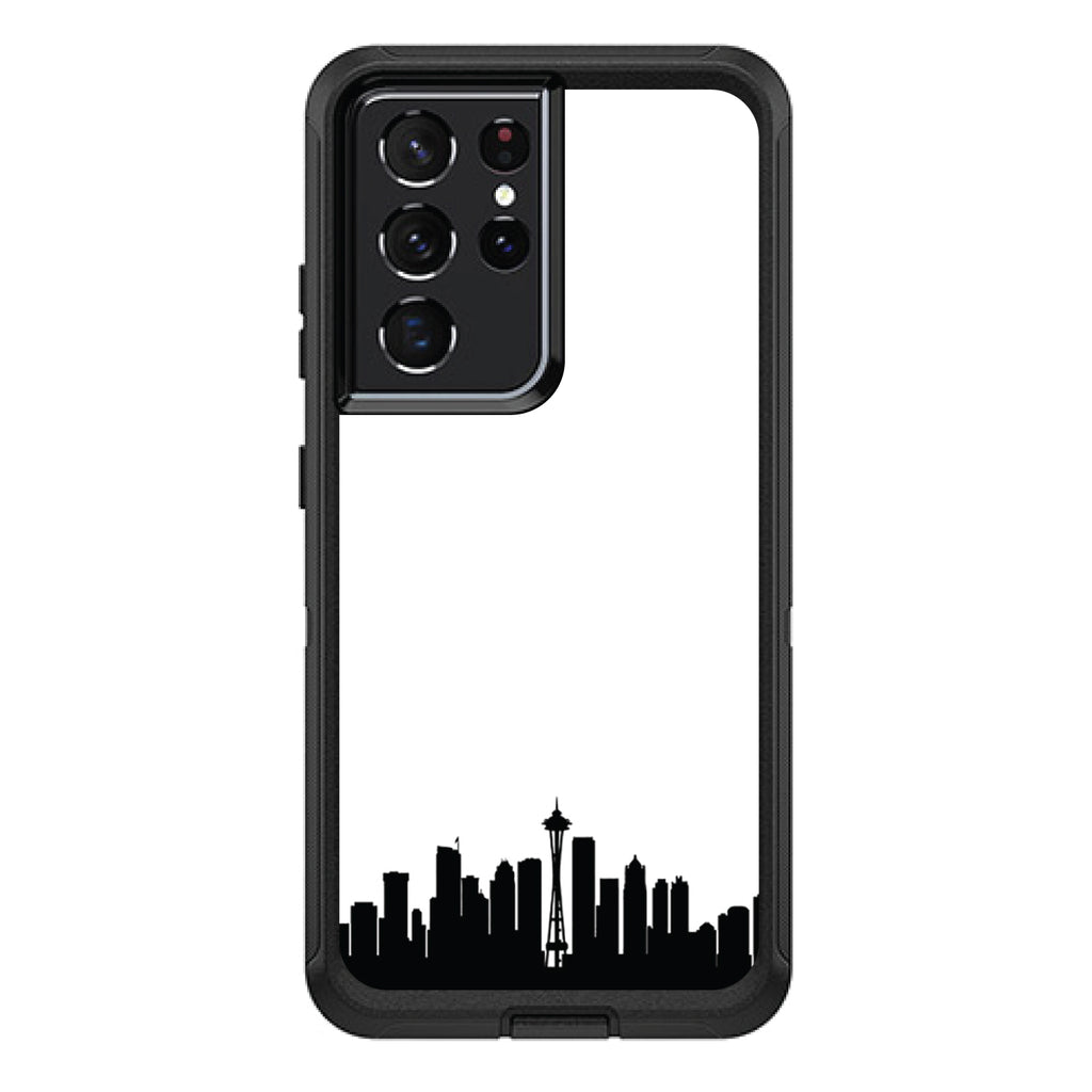 Seattle Skyline Silhouette OtterBox Defender Case for iPhone & Galaxy, view 7