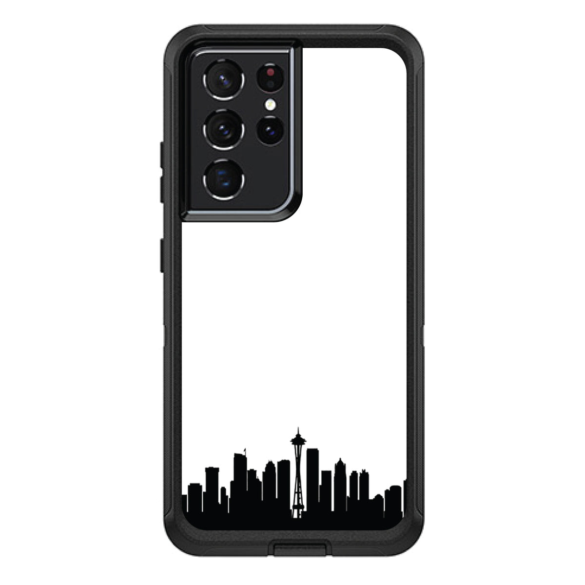 Seattle Skyline Silhouette OtterBox Defender Case for iPhone & Galaxy, view 7