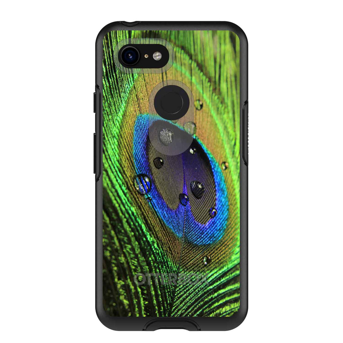 Peacock Feather Close Up OtterBox Symmetry Case for iPhone & Galaxy, view 15