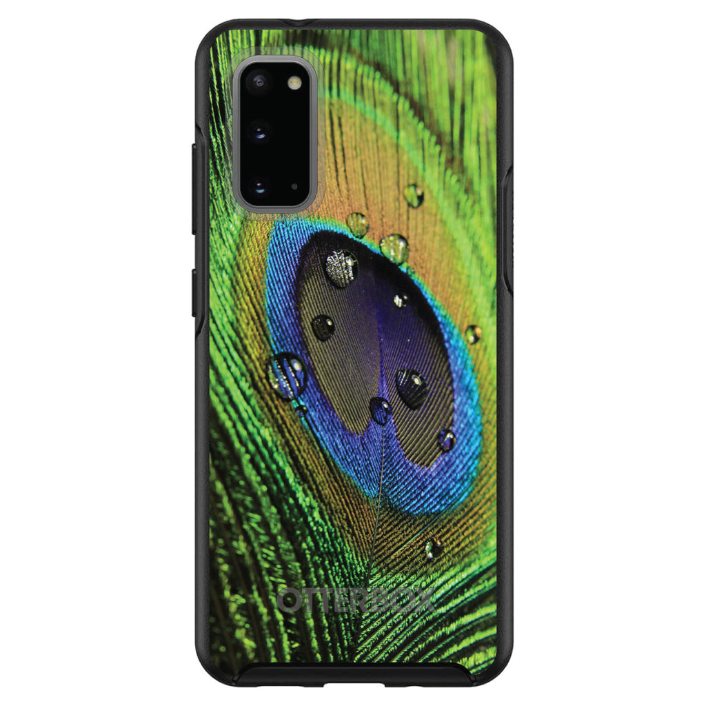 Peacock Feather Close Up OtterBox Symmetry Case for iPhone & Galaxy, view 5