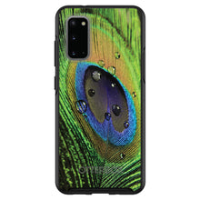 DistinctInk™ OtterBox Symmetry Series Case for Apple iPhone / Samsung Galaxy / Google Pixel - Peacock Feather Close Up