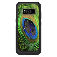 DistinctInk™ OtterBox Commuter Series Case for Apple iPhone or Samsung Galaxy - Peacock Feather Close Up