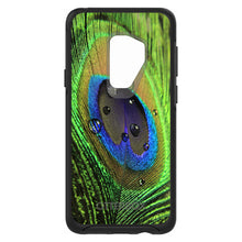 DistinctInk™ OtterBox Symmetry Series Case for Apple iPhone / Samsung Galaxy / Google Pixel - Peacock Feather Close Up