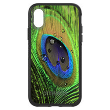 DistinctInk™ OtterBox Symmetry Series Case for Apple iPhone / Samsung Galaxy / Google Pixel - Peacock Feather Close Up