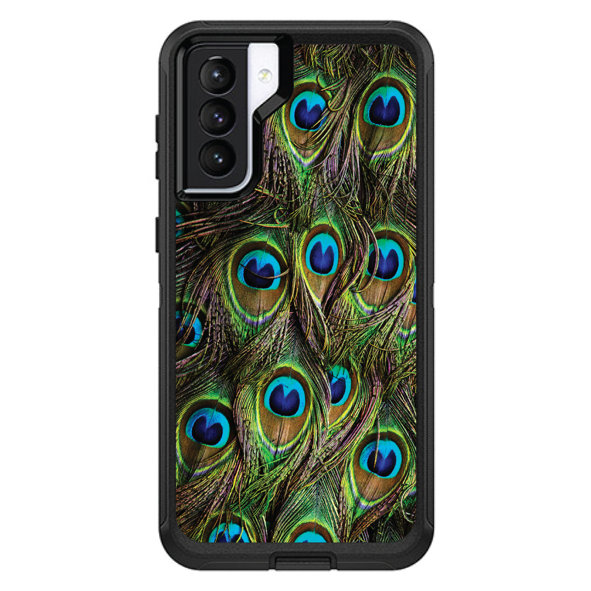 Peacock Feathers OtterBox Defender Case for iPhone & Galaxy, view 6