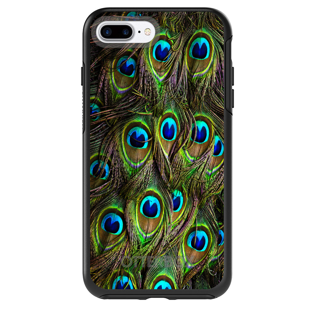 Peacock Feathers OtterBox Symmetry Case for iPhone & Galaxy, view 2