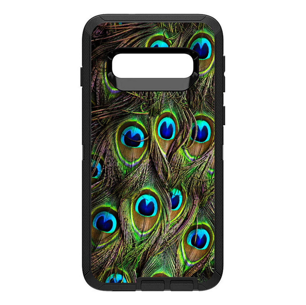 Peacock Feathers OtterBox Defender Case for iPhone & Galaxy, view 9