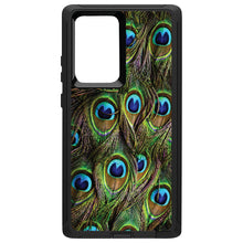 DistinctInk™ OtterBox Defender Series Case for Apple iPhone / Samsung Galaxy / Google Pixel - Peacock Feathers