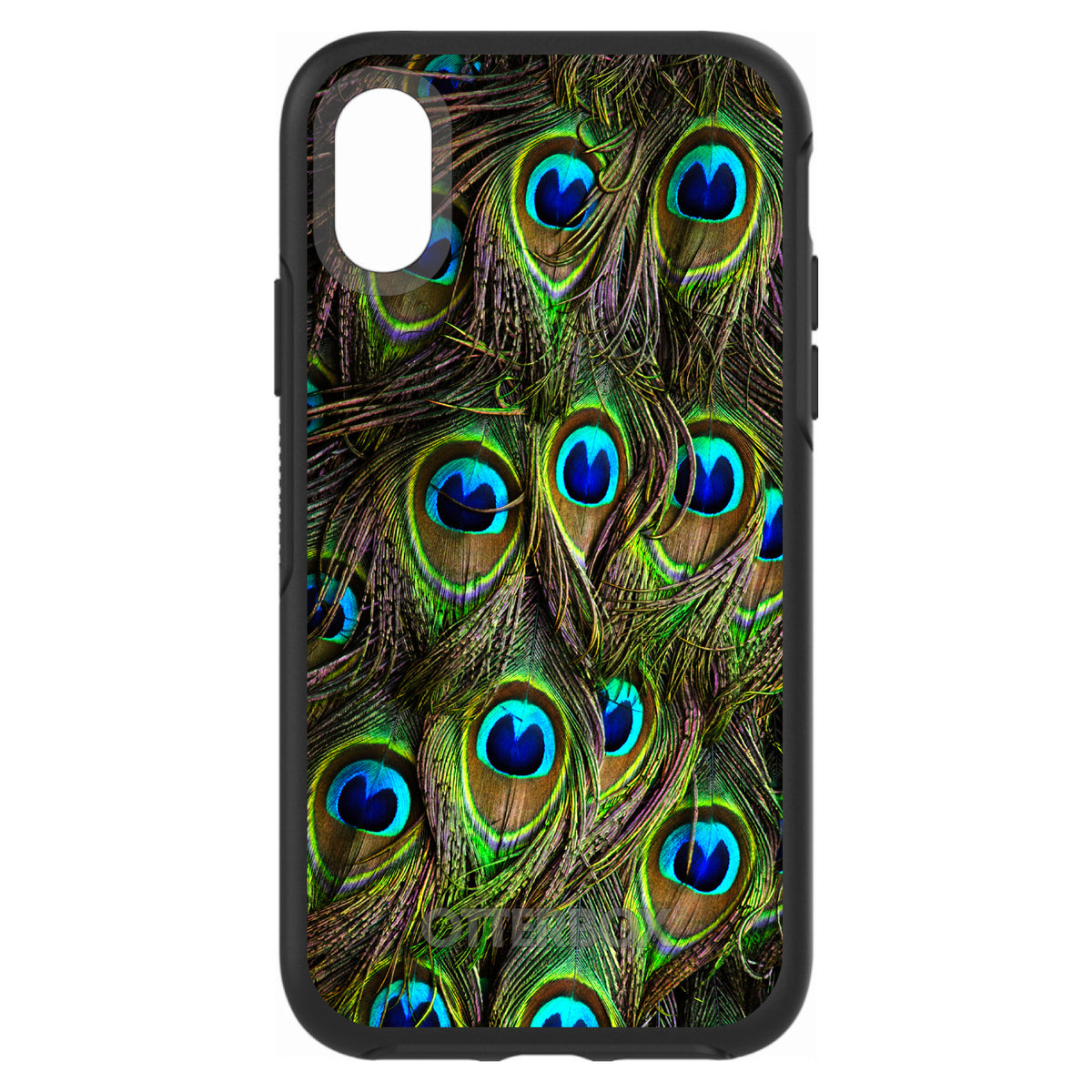 Peacock Feathers OtterBox Symmetry Case for iPhone & Galaxy, view 4
