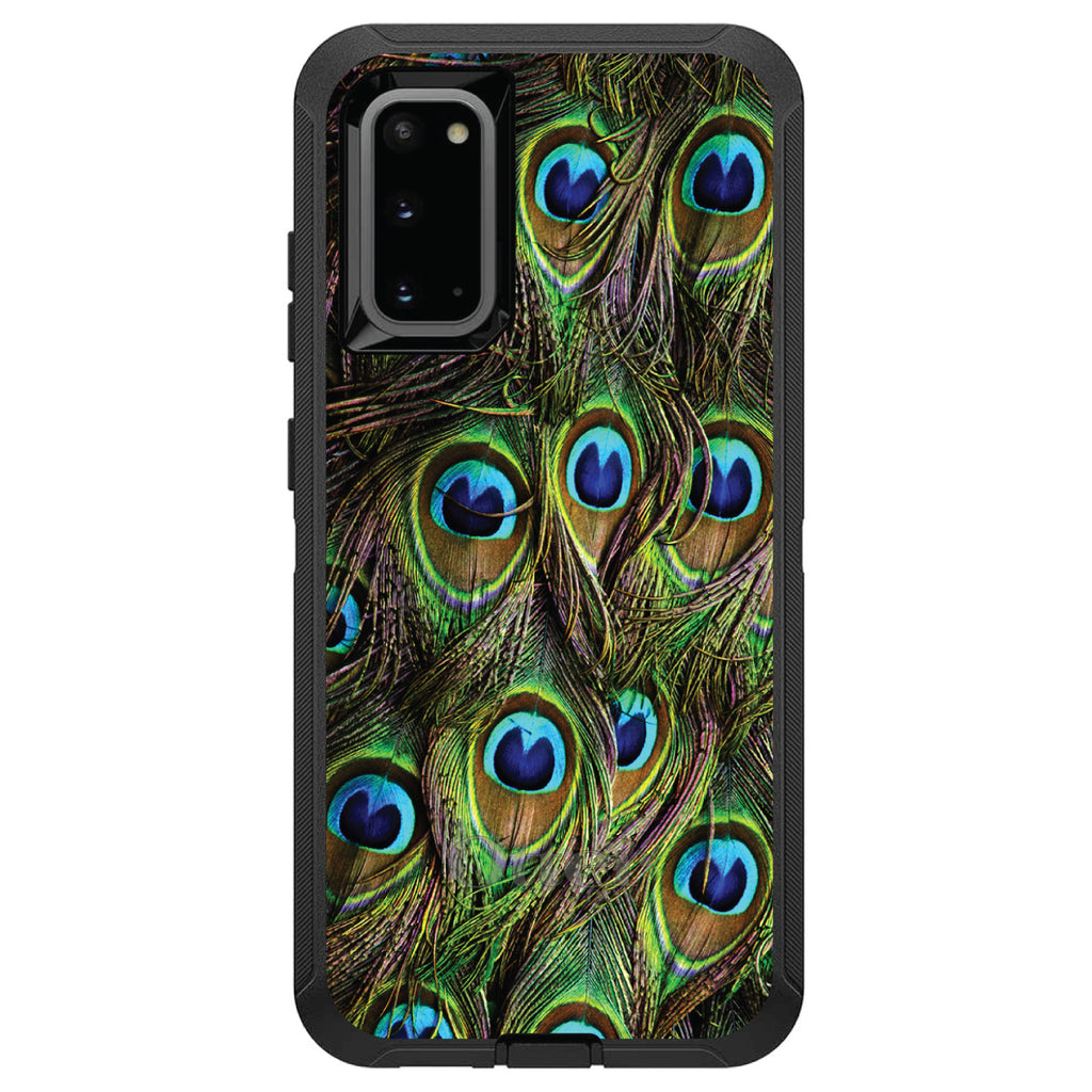 Peacock Feathers OtterBox Defender Case for iPhone & Galaxy, view 8