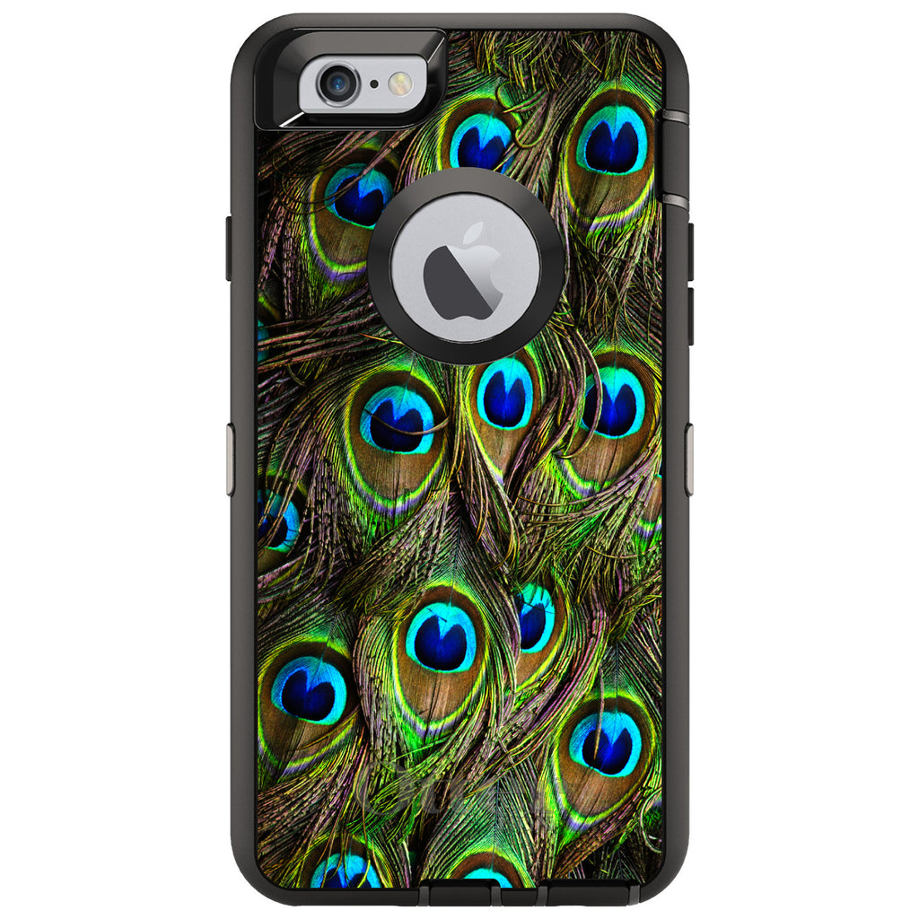 Peacock Feathers OtterBox Defender Case for iPhone & Galaxy, view 4