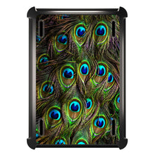 DistinctInk™ OtterBox Defender Series Case for Apple iPad / iPad Pro / iPad Air / iPad Mini - Peacock Feathers