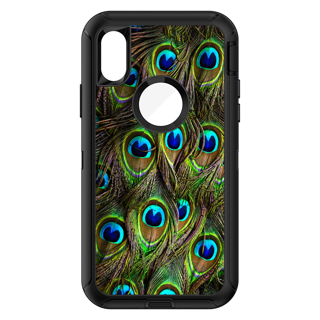 Peacock Feathers OtterBox Defender Case for iPhone & Galaxy, view 3