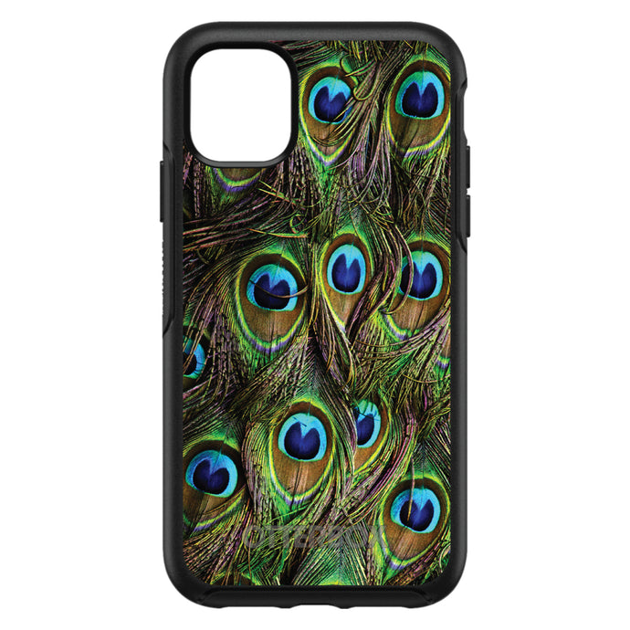 DistinctInk™ OtterBox Symmetry Series Case for Apple iPhone / Samsung Galaxy / Google Pixel - Peacock Feathers