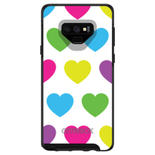 DistinctInk™ OtterBox Symmetry Series Case for Apple iPhone / Samsung Galaxy / Google Pixel - White Multi Color Hearts