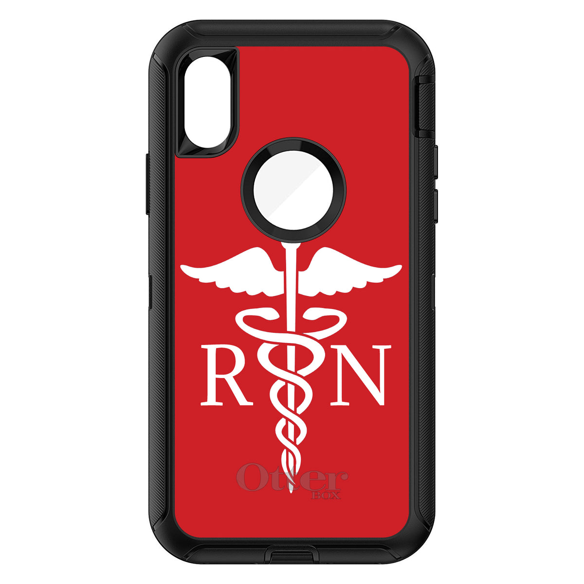 RN Registered Nurse Symbol OtterBox Defender Case for iPhone & Galaxy, view 3