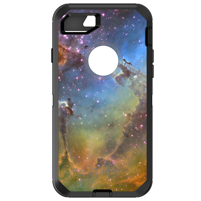 DistinctInk™ OtterBox Defender Series Case for Apple iPhone / Samsung Galaxy / Google Pixel - Eagle Nebula Orange Blue