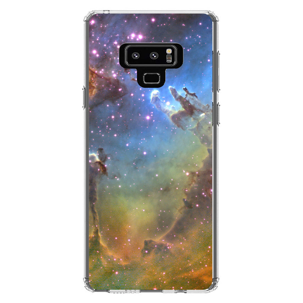 Eagle Nebula Orange Blue Clear Shockproof iPhone Case, view 11