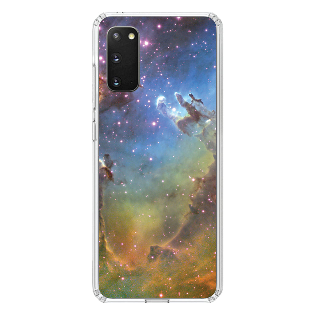 Eagle Nebula Orange Blue Clear Shockproof iPhone Case, view 15
