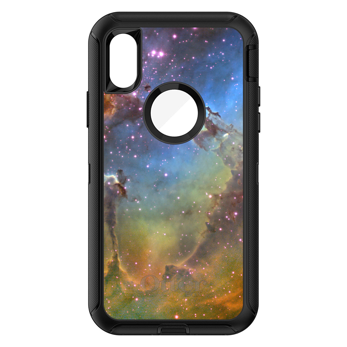 Eagle Nebula Orange Blue OtterBox Defender Case for iPhone & Galaxy, view 3