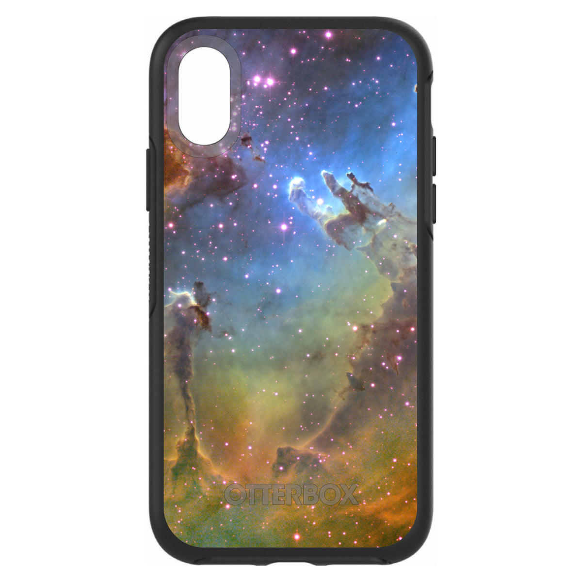 Eagle Nebula Orange Blue OtterBox Symmetry Case for iPhone & Galaxy, view 4