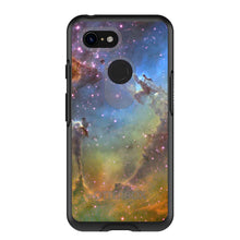 DistinctInk™ OtterBox Symmetry Series Case for Apple iPhone / Samsung Galaxy / Google Pixel - Eagle Nebula Orange Blue