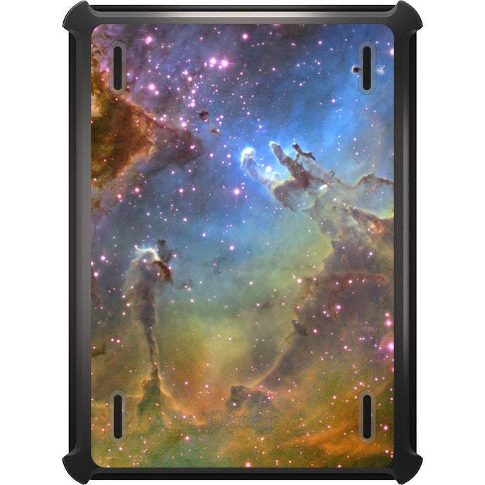 DistinctInk™ OtterBox Defender Series Case for Apple iPad / iPad Pro / iPad Air / iPad Mini - Eagle Nebula Orange Blue